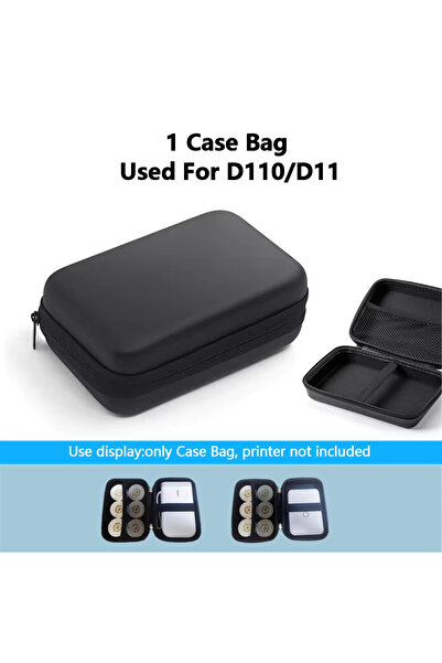 Choice1 D110-D11 Case A Niimbot Label Printer Storage Case with Mesh Pocket C...