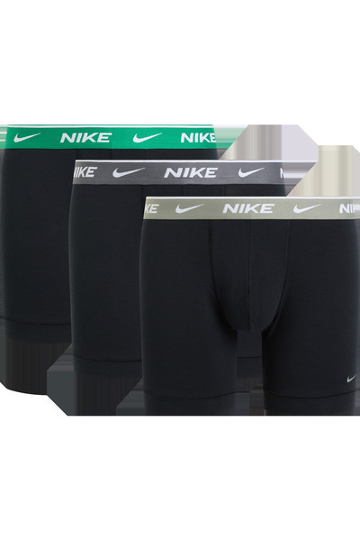 Nike Erkek Marka Logolu Günlük Kullanıma Uygun Yeşil Boxer