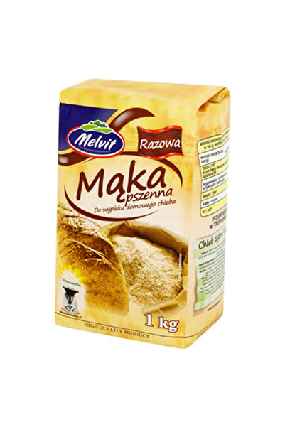 Melvit Faina de grau integrala Melvit, 1kg, pentru paine homemade