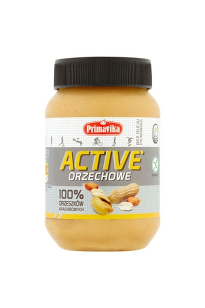 Primavika Unt de arahide Active, 100% arahide, 470 g