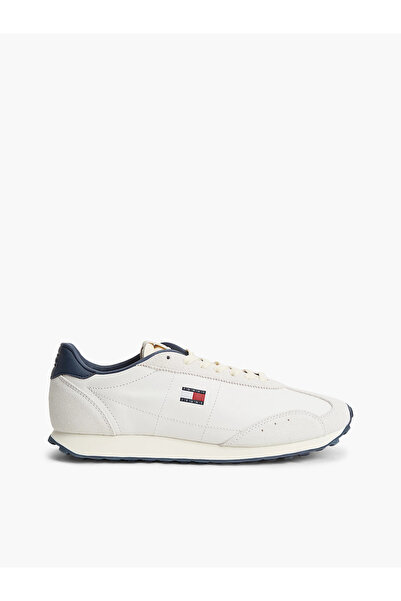 Tommy Hilfiger Men's Brand Logo Sneaker 1Lacivert1 Suitable for Daily Use