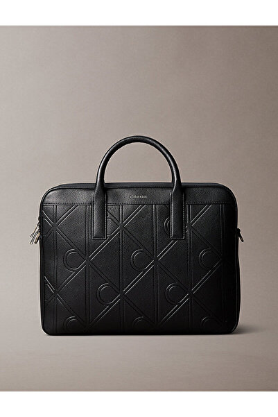 Calvin Klein Erkek Emblem Aop Emboss Laptop Çantası