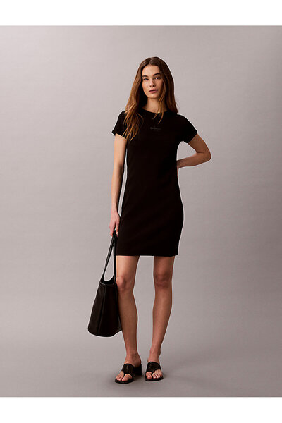 Calvin Klein SS MONOLOGO ROCHIE MINI CU TIVELĂ STREITĂ PENTRU BEBELUȘI