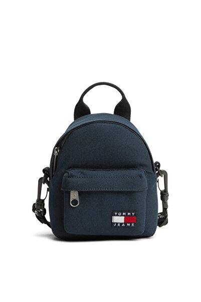 Tommy Hilfiger Women's Navy Blue Shoulder Bag with Brand Logo, Suitable for D...