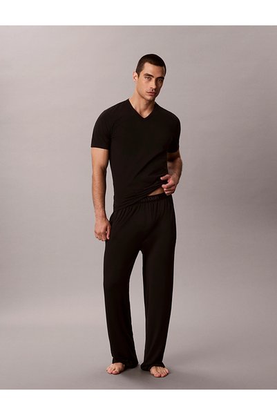 Calvin Klein Erkek Marka Logolu Günlük Kullanıma Uygun Siyah T-Shirt