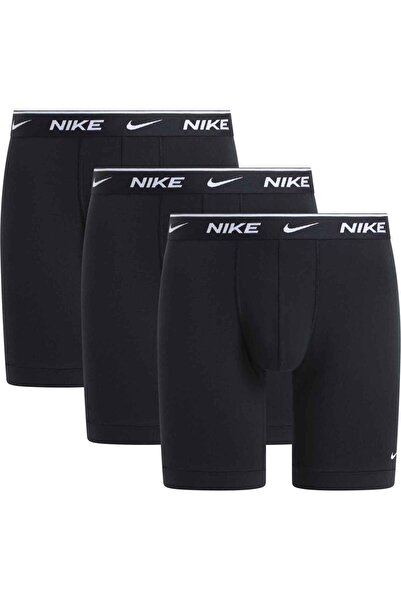 Nike Erkek Marka Logolu Günlük Kullanıma Uygun Siyah Boxer