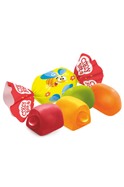 Roshen Caramele Crazy Bee, Roshen, cu umplutura fructata, 1 kg, multicolor