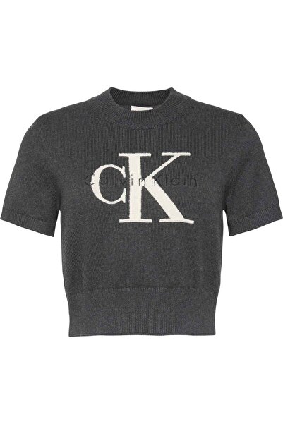 Calvin Klein Chunky Cotton Graphic Vest Women's Knitwear
