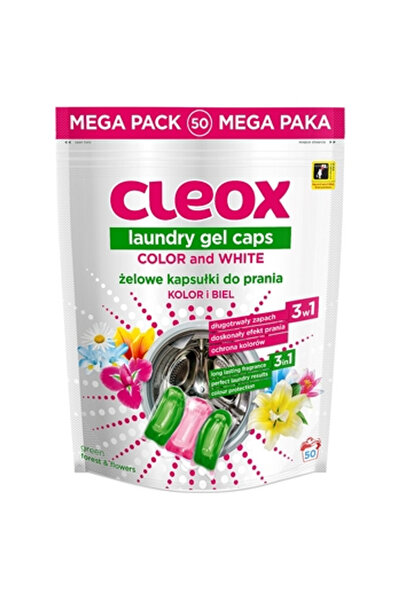 Generic Brand Detergent De Rufe Capsule, Cleox, 50 spalare