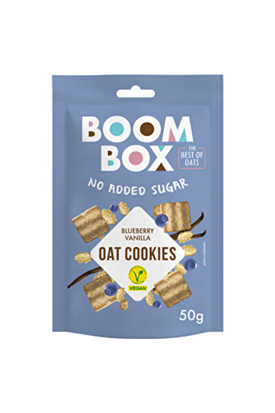Generic Brand Fursecuri cu ovaz, afine si vanilie Boom Box 50 g, fara zahar, ...