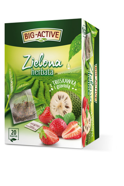 Generic Brand Ceai verde cu trandafiri si graviola, Big Active, 30g