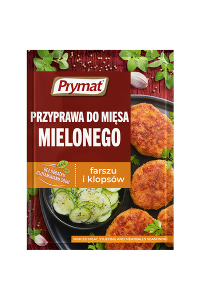 Prymat Condiment pentru carne tocata, Prymat, 20g, cu usturoi si ceapa, fara ...
