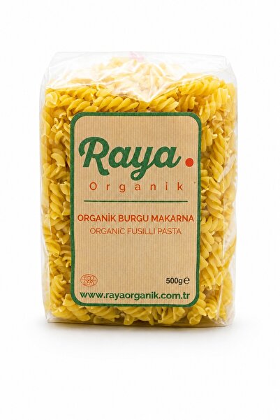 Raya Organik Organik Burgu Makarna 500 g Katkısız Doğal Yerli Üretim