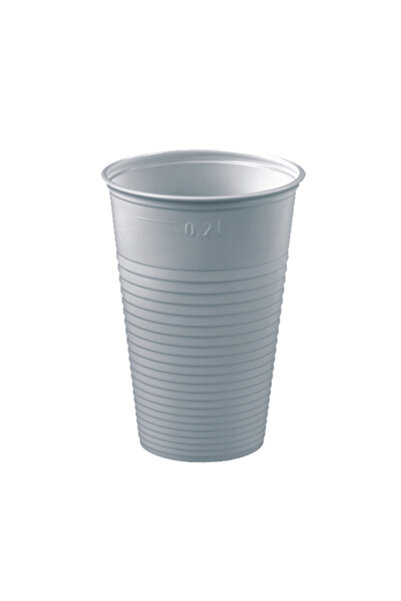 OEM Pahare de unica folosinta, 200 ml, PP, alb, set 100 buc, 7,03x9,17cm