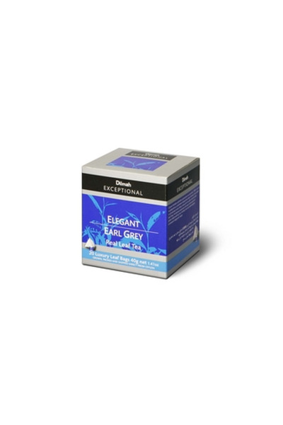 Dilmah Ceai Negru Elegant Earl Grey, Dilmah, Cutie Carton, 20 Pliculete, 40 g