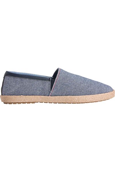 Tommy Hilfiger Men's Brand Logoed Navy Blue Espadrilles Suitable for Daily Use