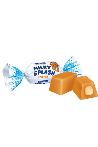 Roshen Caramele Milky Splash, 150g, Gust de Lapte