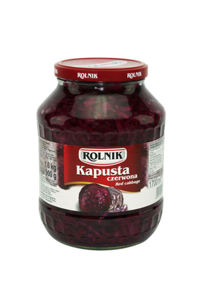 Generic Brand Salata de varza rosie, 1700 ml, Rolnik, la borcan