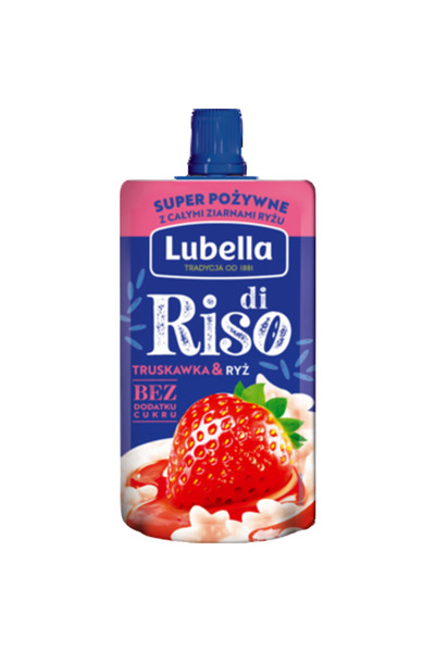 Lubella Snack orez Di Riso, cu aroma de capsuni, 100 g