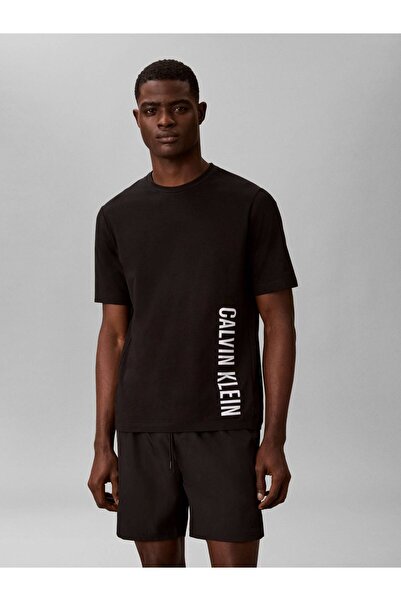 Calvin Klein S/S Crew Neck Erkek Siyah