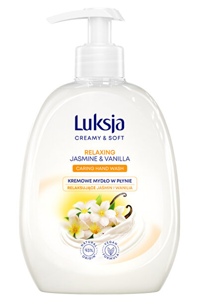 Luksja Sapun lichid, Luksja, Iasomie si vanilie, cremos, 500ml, Alb