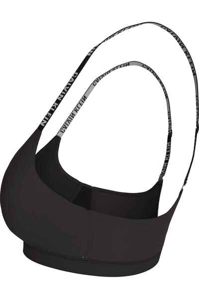 Calvin Klein Kadın Marka Logolu Günlük Kullanıma Uygun Siyah Sütyen