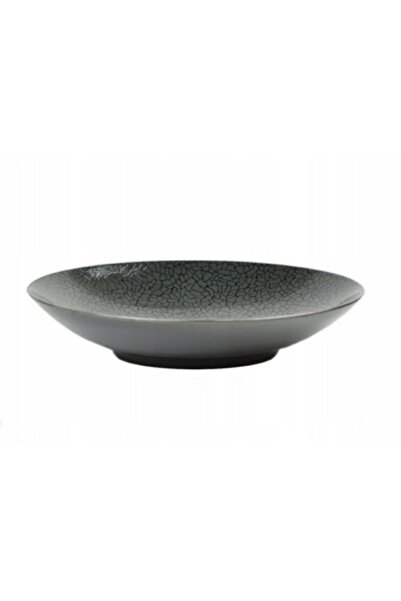 Generic Brand Farfurie adâncă Zina, 22cm, Grafit, Set 1 bucată, Porțelan
