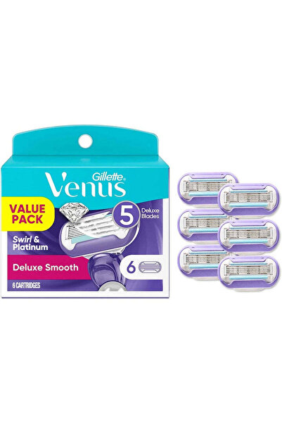 Gillette Venus Комплект пълнители за дамски самобръсначки Deluxe Smooth Swirl...