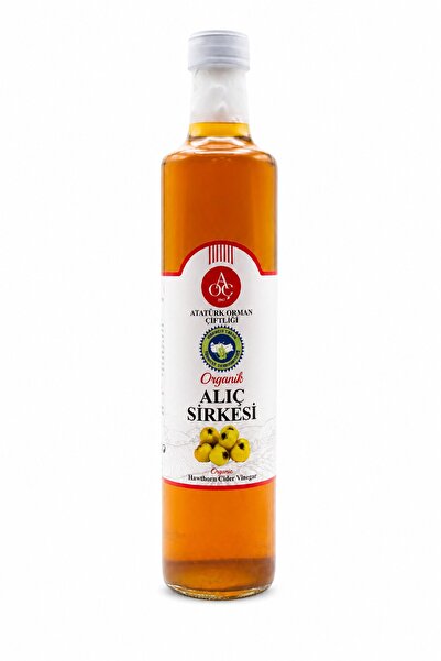 Atatürk Orman Çiftliği AOÇ Organik Alıç Sirkesi 500 ml Doğal Fermente Katkısı...