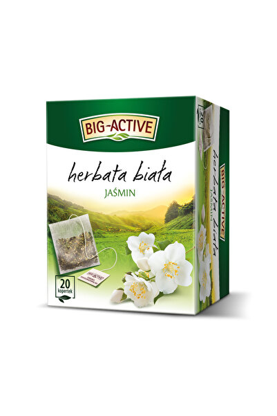 Generic Brand Ceai Big Active Alb cu Iasomie, 20 plicuri x 1,5g, 30g