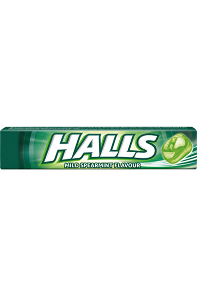 halls , bomboane mentolate, 33.5g, verde
