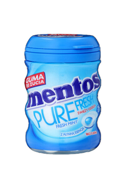 Mentos guma, menta, 60g, fara zahar, pentru diabetici