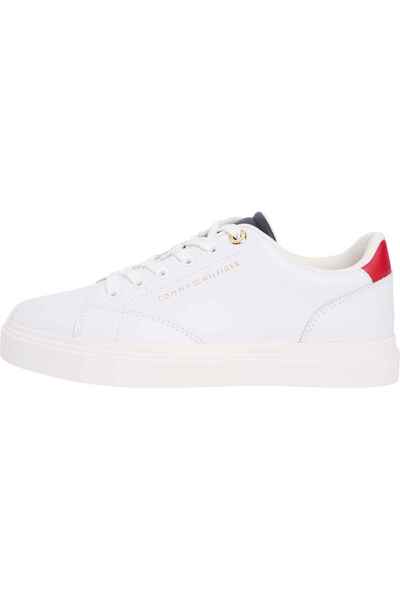 Tommy Hilfiger Kadın Marka Logolu Günlük Kullanıma Uygun Mavi Sneaker