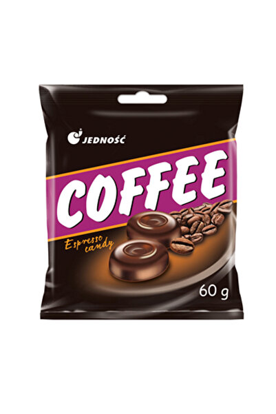Jedność Caramele cu cafea, JEDNOSC, 60g, gust intens, produs in Polonia