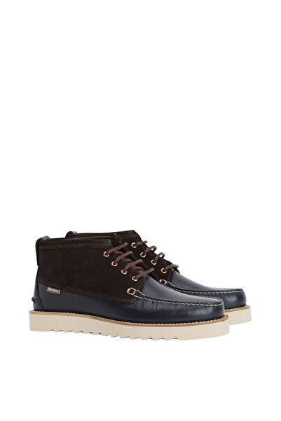 Barbour Hadston Chukka Bot NY94 Navy/Dark Brown
