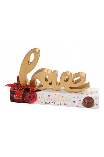 OEM Praline cu decorare love, 54g, ciocolata, cu umplutura, multicolor