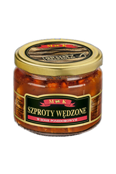 MK Sproturi afumate in sos de rosii, 250 g