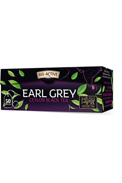 Generic Brand Ceai negru Earl Grey, Big Active, 75g, 50 pliculete, aroma clasica