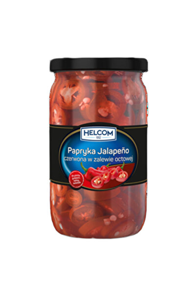 Helcom Conserve de ardei jalapeno rosu in otet 680 g, HELCOM, 720 ml, contine...
