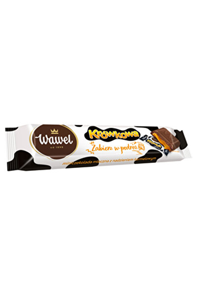 Wawel Baton de ciocolata cu caramel Wawel, 39g, ciocolata cu lapte, 51% umplu...