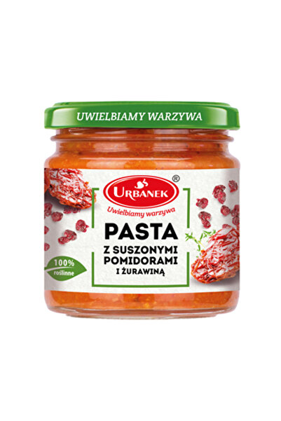 URBANEK Pasta cu rosii uscate si merisoare, 180g, Urbanek, vegan, bogata in f...
