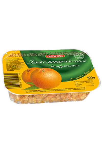 Generic Brand Coaja de portocala cristalizata, 100g, set de condimente, Prospona