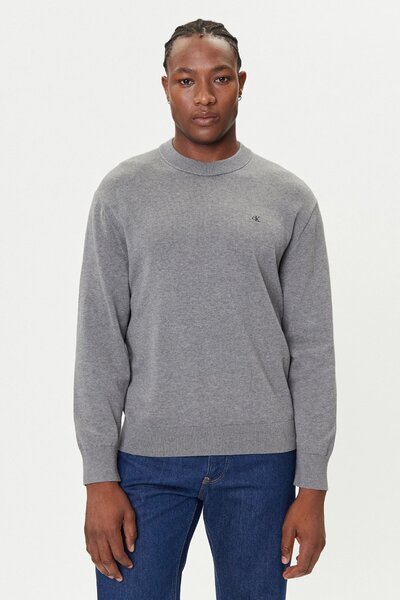 Calvin Klein Men's Brand Logo Embroidered Round Neck Stylish Appearance Suita...