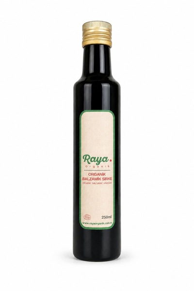 Raya Organik Organik Balzamik Sirke 250 ml Doğal Fermente Katkısız Koruyucusu...
