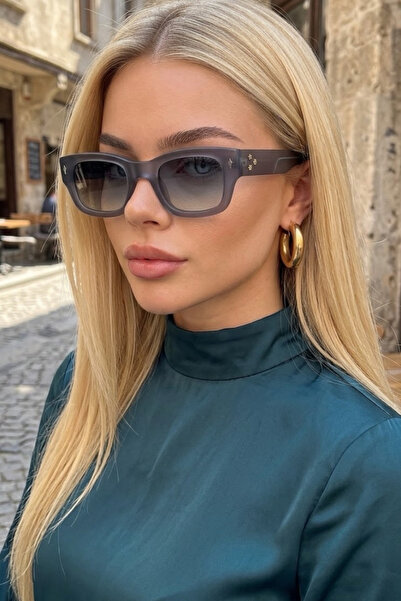 Chunky Frame Marcos Unisex Füme Yeni Sezon Popüler Güneş Gözlüğü
