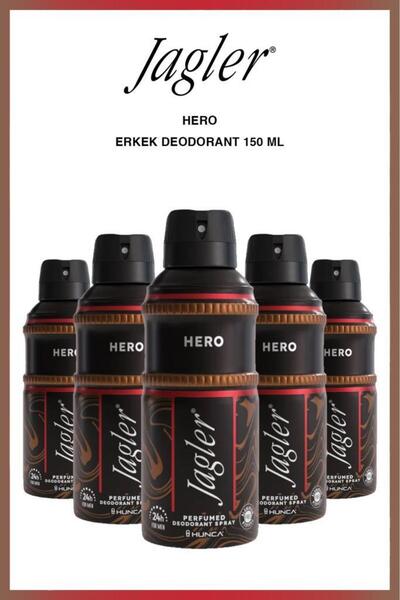 Jagler Deodorant Hero Men 150 ml X5