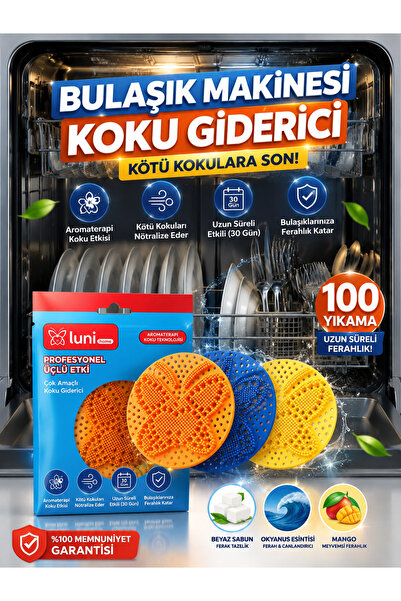 Lunihome Bulaşık Makinesi Koku Giderici Okyanus Kokulu Bulaşık Makinesi Kokus...