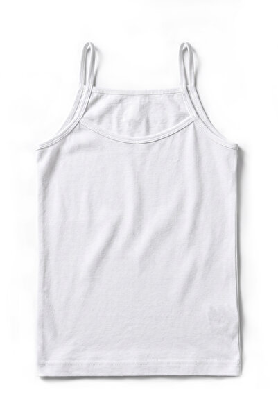 Öts Tricou pentru fetiță cu bretele din snur (96% bumbac - 4% elastan)