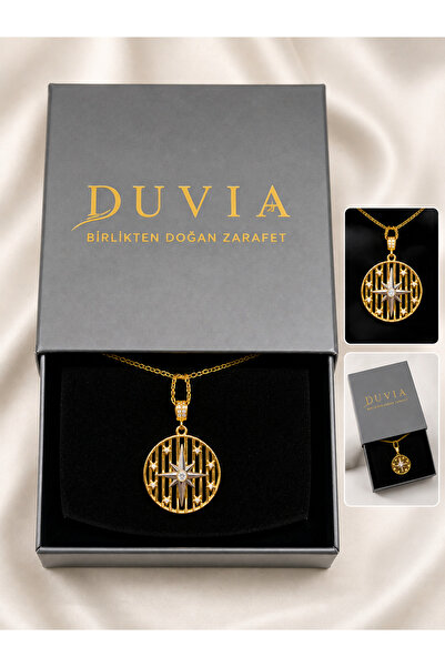 duvia Pusula Yıldız Kolye