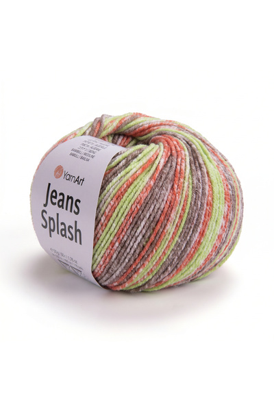 Yarnart Marbled Hand Knitted Jeans Splash - Lanyard Marbled-955
